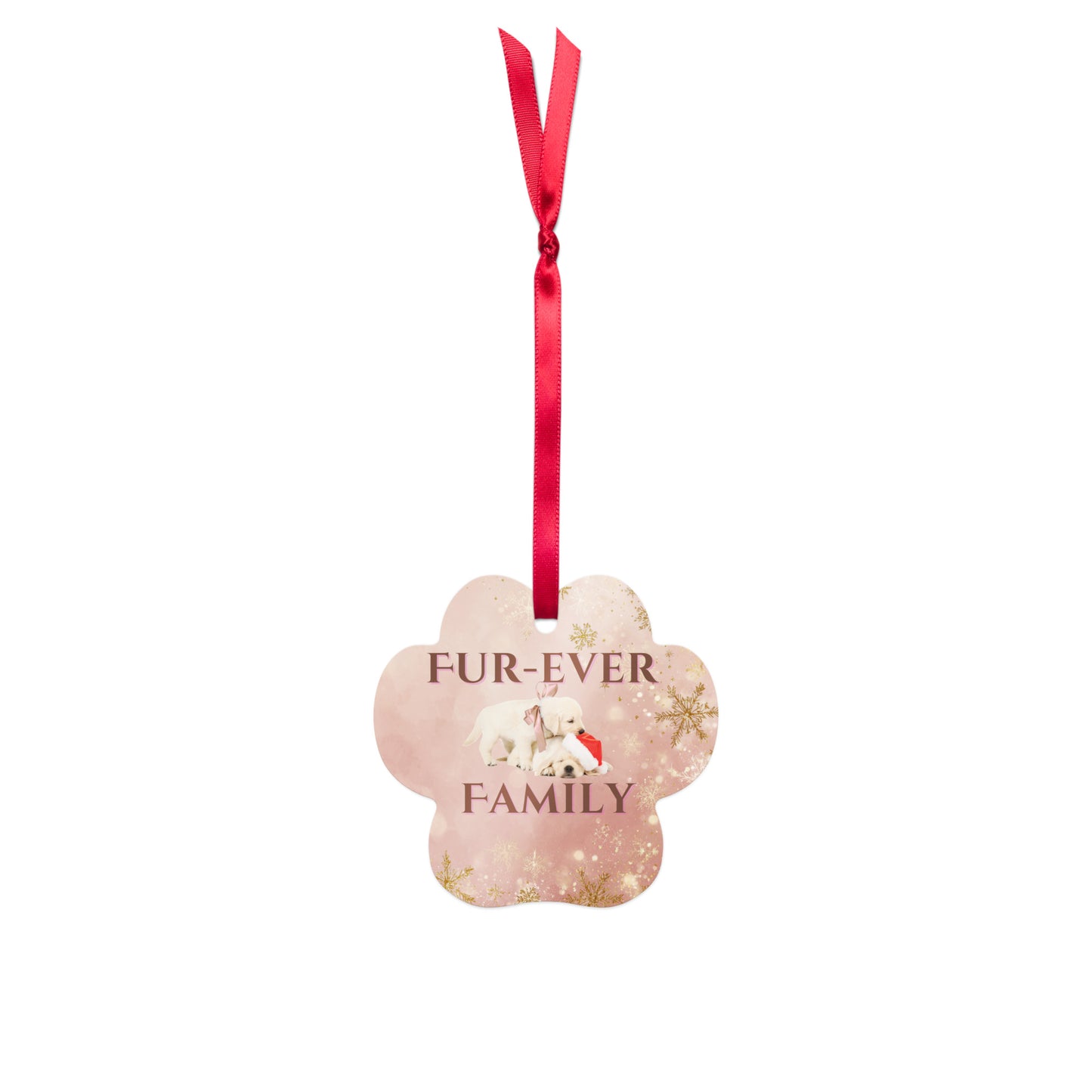 Fur-ever Family Metal Ornament