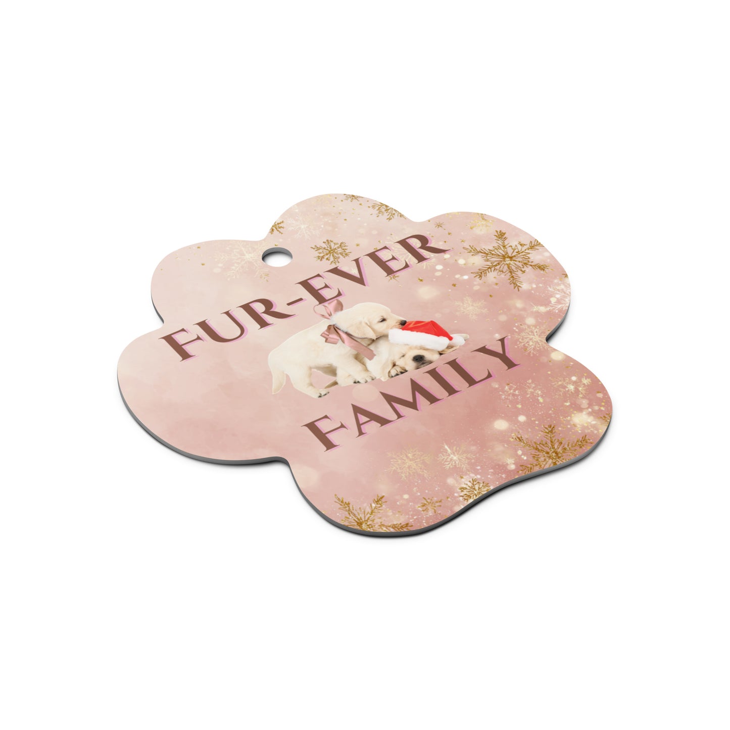 Fur-ever Family Metal Ornament