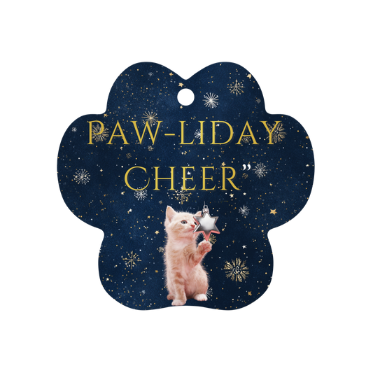 Paw-liday Cheer Metal Ornament
