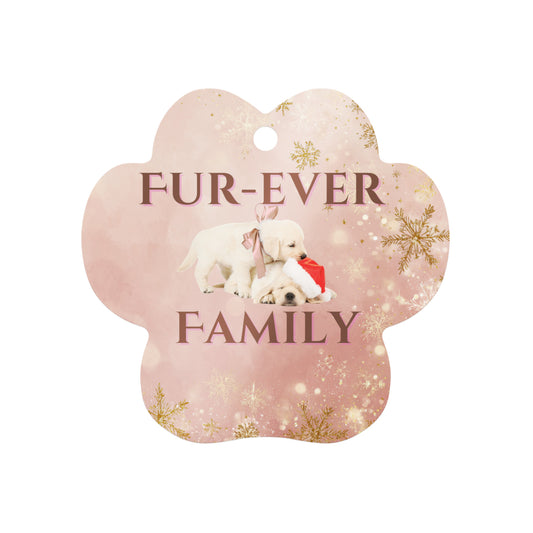 Fur-ever Family Metal Ornament